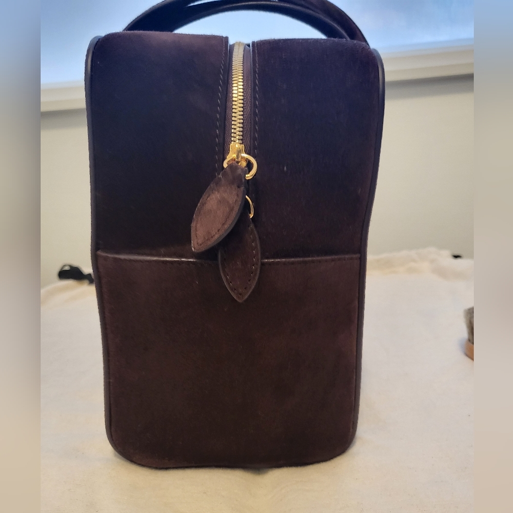 brand new KHAITE brown suede maeve bag - Picture 4 of 9